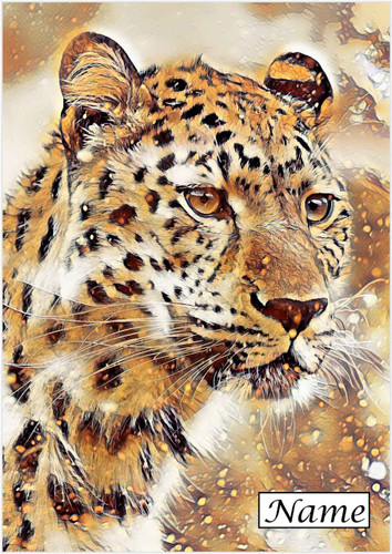 Leopard Pop Art - Personalised