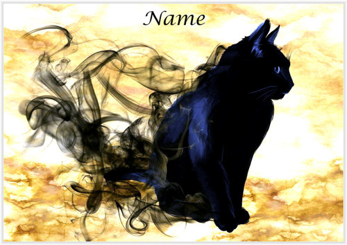 Smoky Cat - Personalised