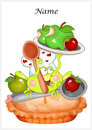 Baking Chef Frog - Personalised