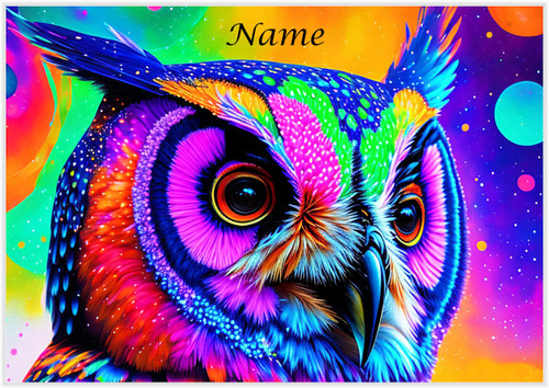 Dream Galaxy Owl - Personalised