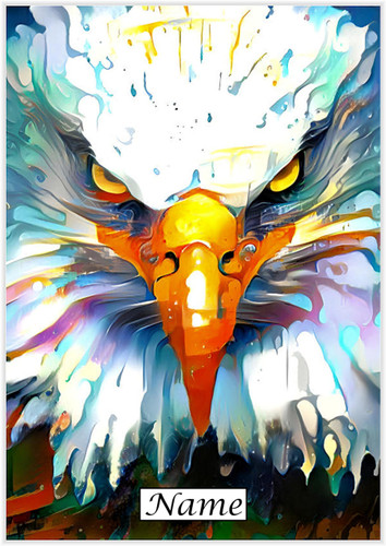 Painted Eagle - Personalised