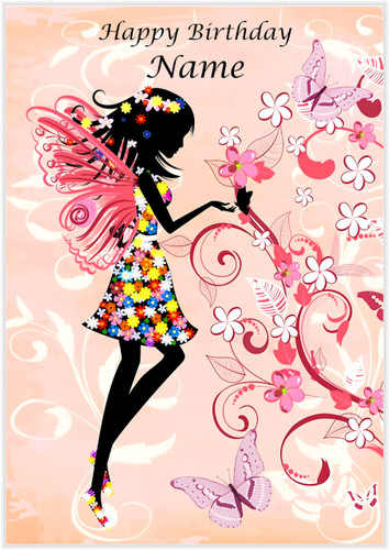Pink Blossom Fairy - Personalised