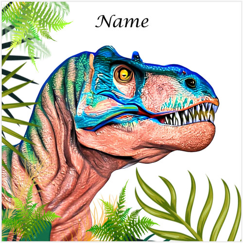 T-Rex In The Jungle - Personalised