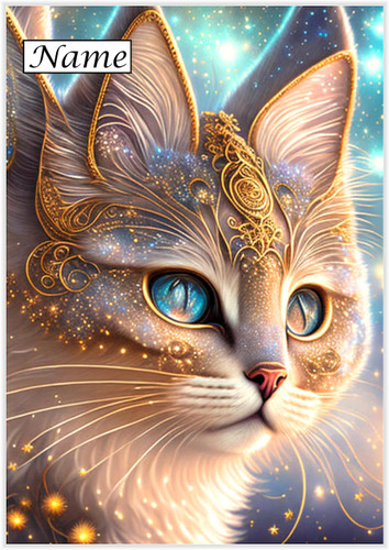 Fantasy Fairy Dream Cat Portrait - Personalised