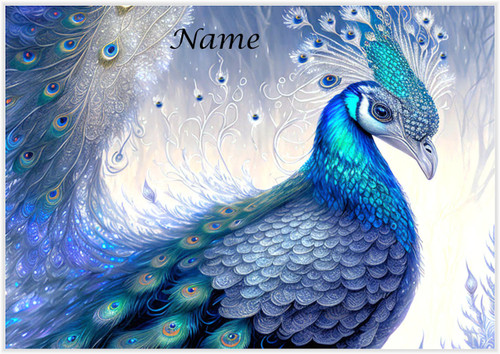 Bright Peacock - Personalised