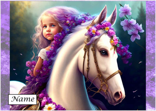 Lilac Beauty Riding - Personalised