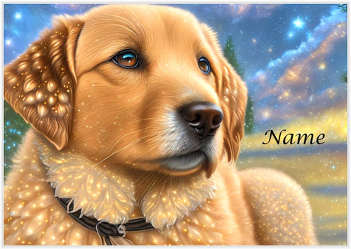 Stardusted Puppy - Personalised