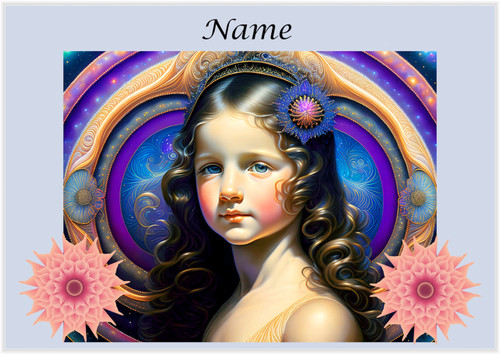 Art Nouveau Girl - Personalised