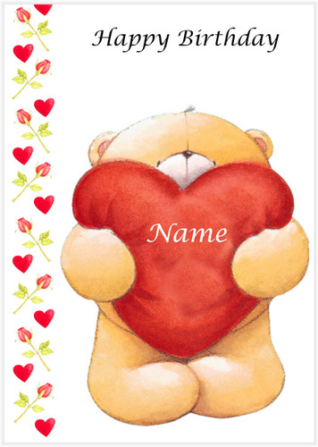 Bear Heart for You - Personalised