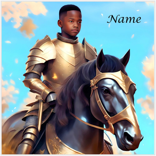 Boy Knight - Personalised