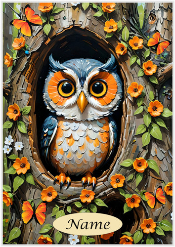 Woodland Friend Owl - Personalised