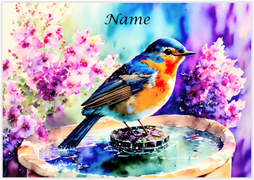 Mum's Garden Robin - Personalised