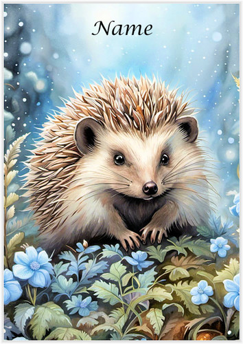 Late for Bed Hedgehog Birthday - Personalised