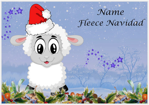 Feliz Navidad Lamb Christmas - Personalised