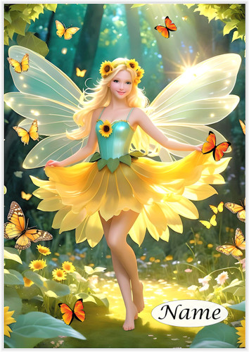 Sunflower Fairy - Personalised