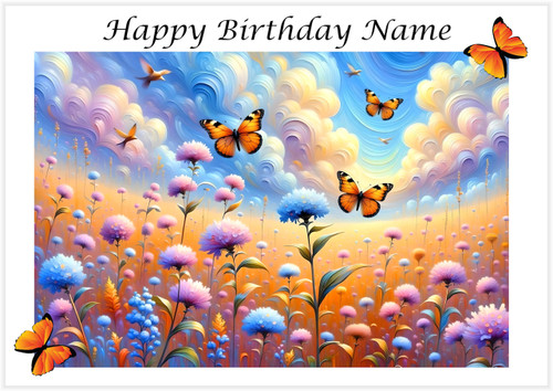 Dreaming in Butterfly Meadow - Personalised