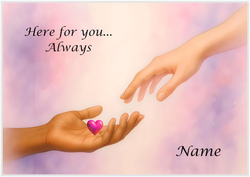 Here for You Heart - Personalised