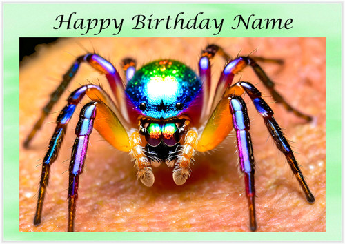 Rainbow Spider - Personalised