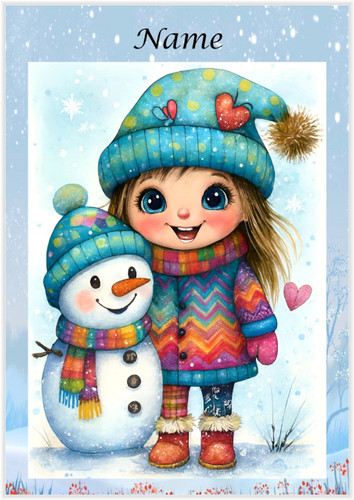 The Snowgirl and the Snowman - Personalised