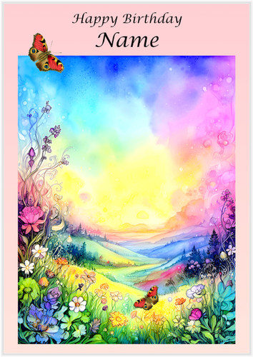 Summer Meadow Dreaming - Personalised