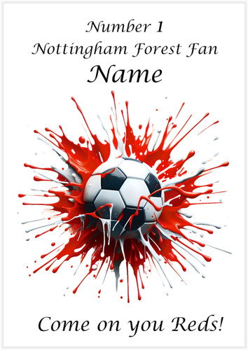 Notts Forest Football Fan - Personalised