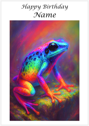 Rainbow Dream Frog - Personalised