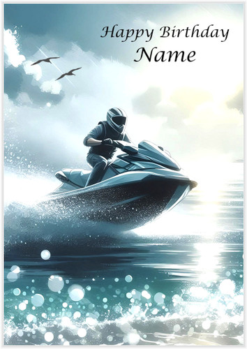 Jet Skier Solo - Personalised