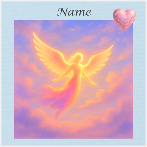 Bright Heavenly Angel - Personalised