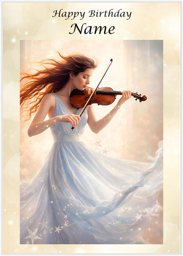 The Violinist - Personalised