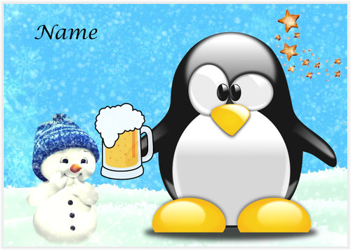 Beer Penguin - Personalised