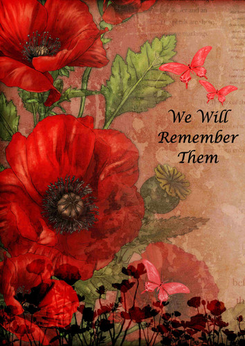 We Will Remember - Personalised