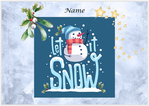 Let it Snow - Personalised