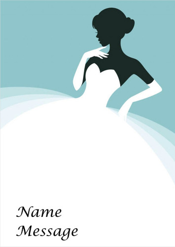 Wedding Bride Simple 4 - Personalised