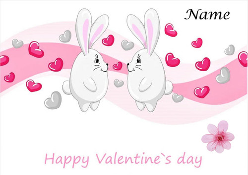 Chubby Bunny Valentines - Personalised