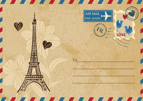 Paris Postcard - Personalised