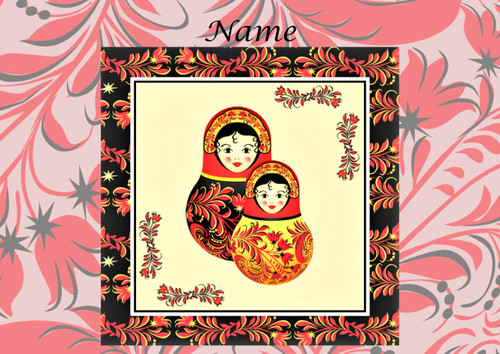 Russian Doll Pair - Personalised