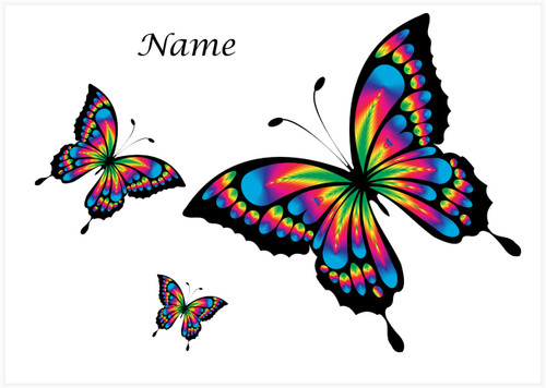 Ranbow Butterfly - Personalised