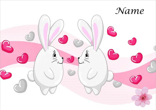 Chubby Love Bunnies - Personalised