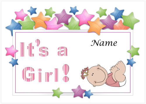 LDB 212 It's a Girl - Personalised