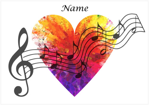 Colourburst Music Lover - Personalised