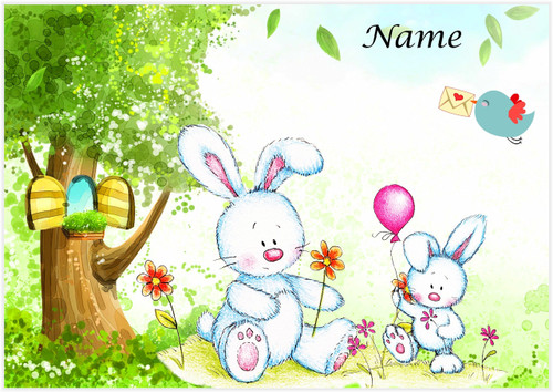 Bunny Wood Birthday - Personalised