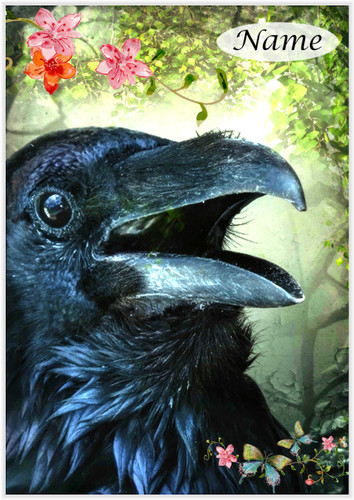 Woodland Crow - Personalised