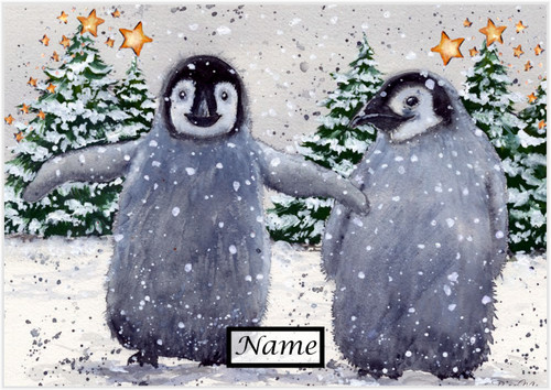 Chubby Baby Penguins - Personalised