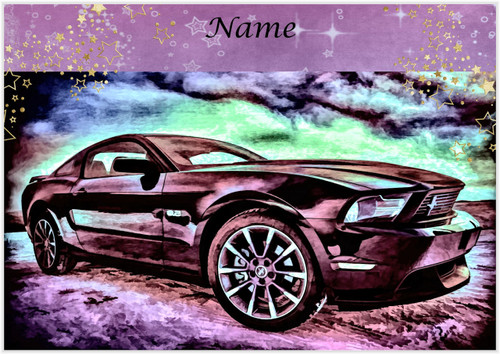 Mustang Sports Car - Personalised