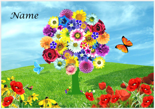 Flower Tree - Personalised