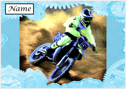 Dirt Bike Blues - Personalised