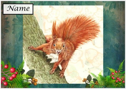 Inquisitive Squirrel - Personalised