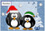 Christmas Penguin Pair - Personalised