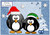 Christmas Penguin Pair - Personalised Example
