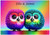 Chubby Little Rainbow Owls - Personalised Example
